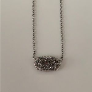 Silver Drusy Kendra Scott Necklace!